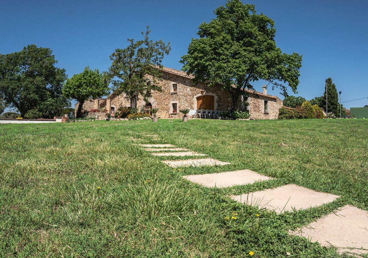 Masia Can Solà Gros Caldes de Malavella Bagian luar foto